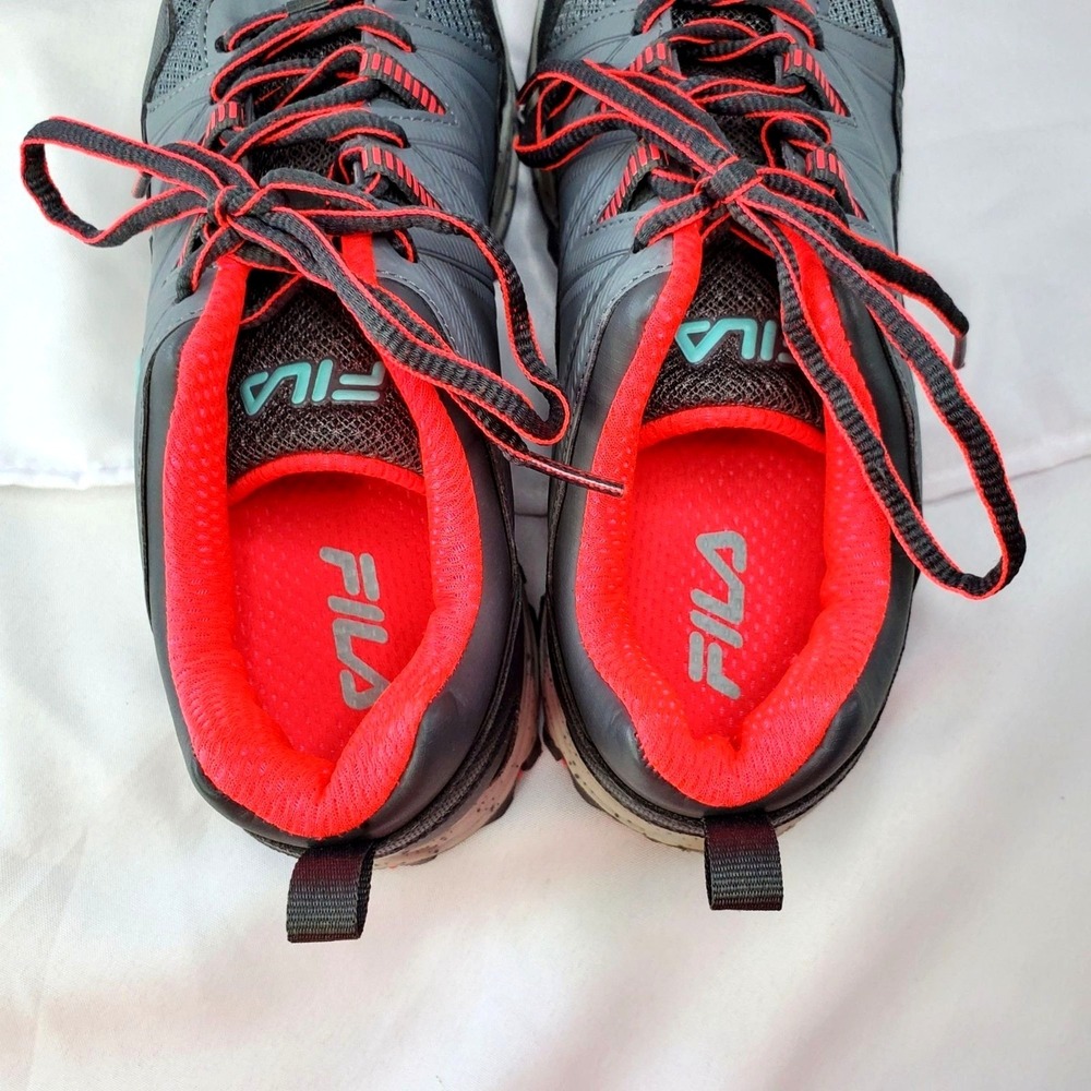 Fila AT Peake 24 TN 5JM01954-263 Womens Gray Synthetic Athletic Hiking Shoes 8.5 - Picture 6 of 9